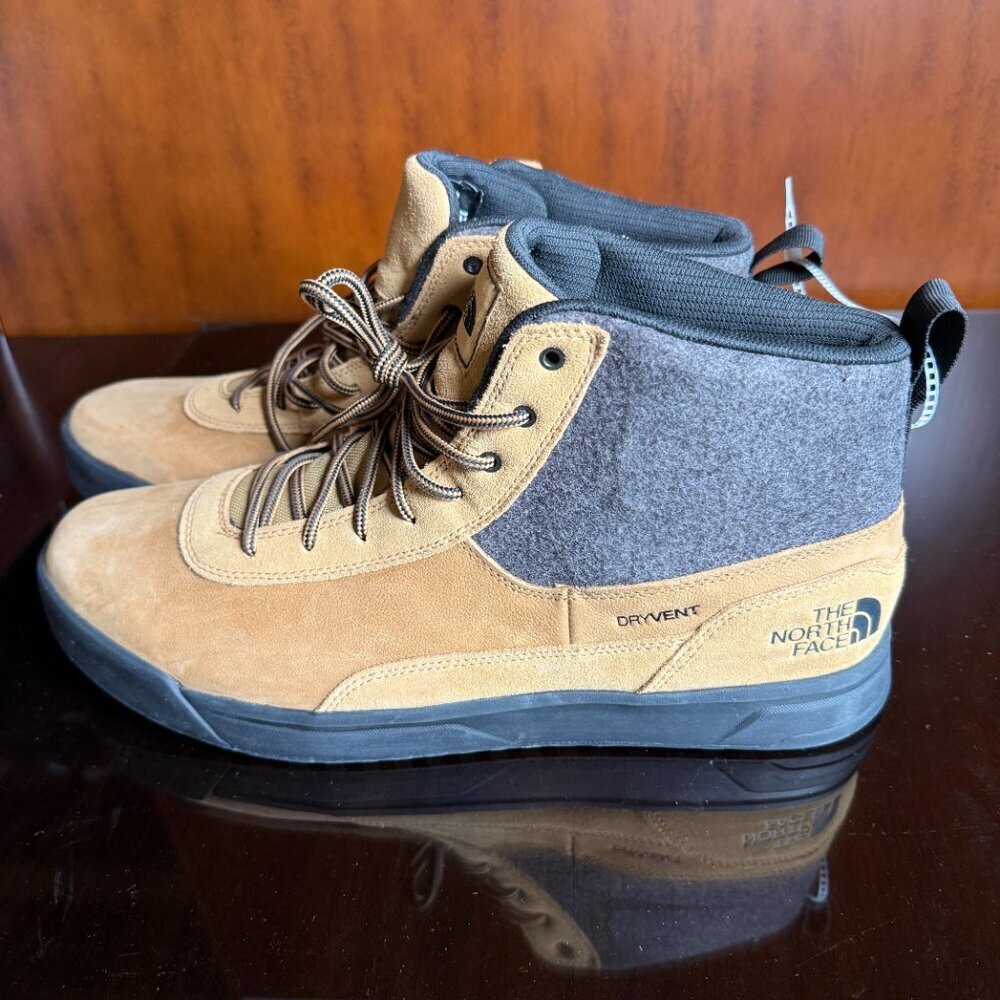 The North Face Men's Larimer Mid Dri-Vent Tan/Gray Boots Sz 14 NWOT